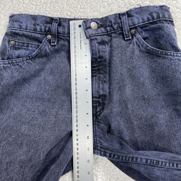 VTG Levi’s 550 Relaxed Tapered Jeans 27x228 Early 90s USA Faded Black Blue Tint - Picture 12 of 13